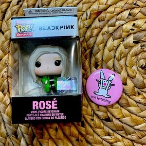Blackpink Rose Funko Pocket Pop! Key Chain + Bonus Gift